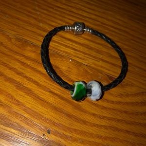 Pandora bracelet with stone beads
